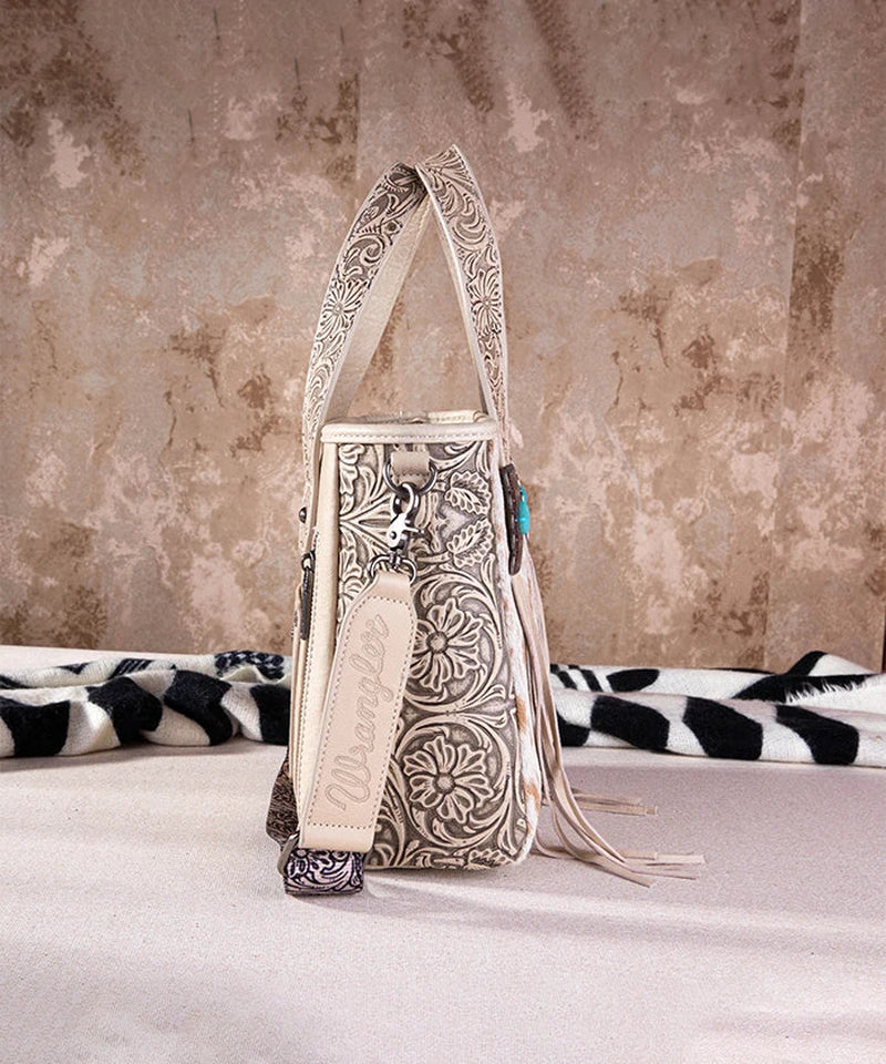 Cowhide Fringe Purse