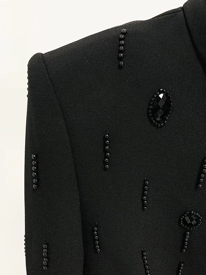 HIGH STREET Newest 2025 S/S Designer Runway Suit Set Women'S Stand Collar Zip Back Cropped Tops Mini Skirt Set 2Pcs