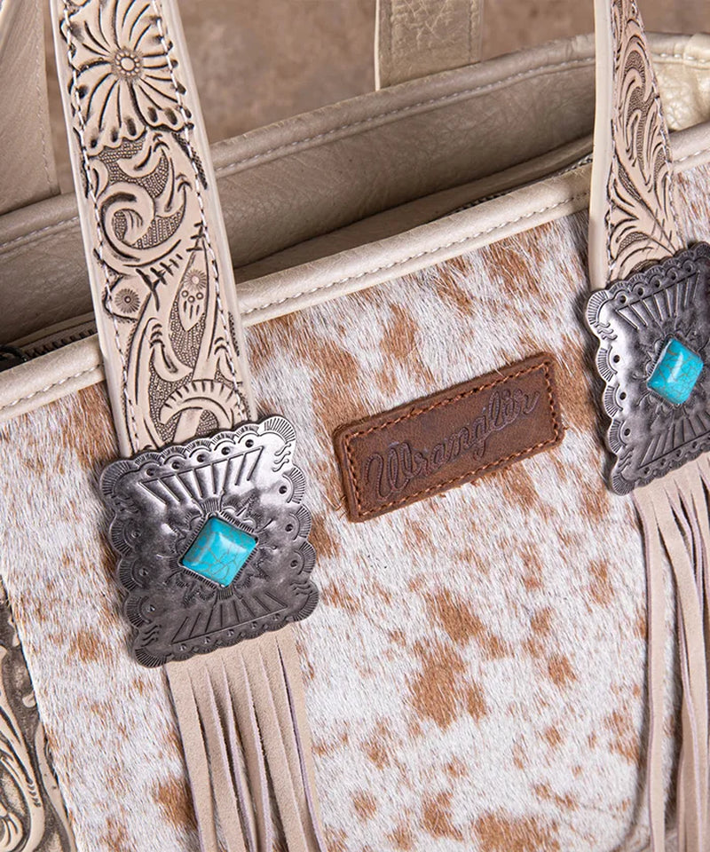 Cowhide Fringe Purse