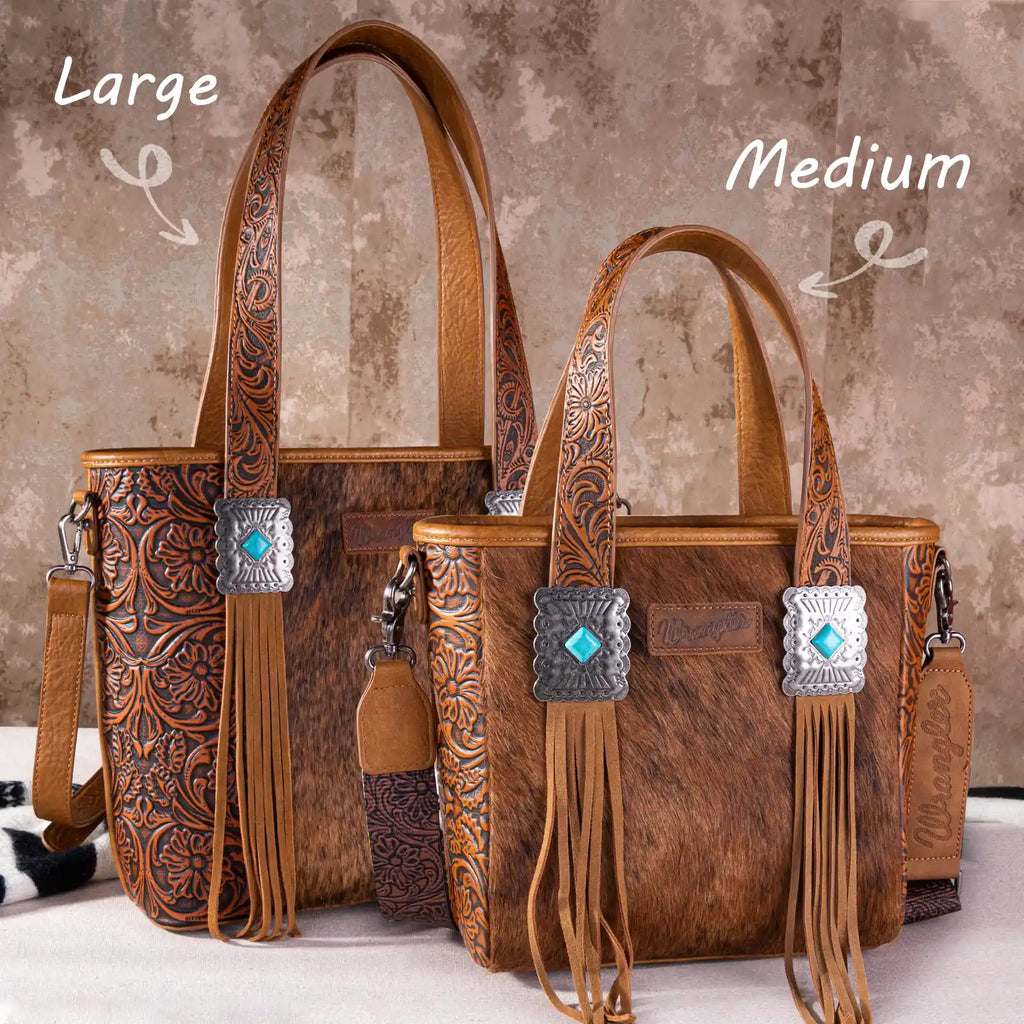 Cowhide Fringe Purse