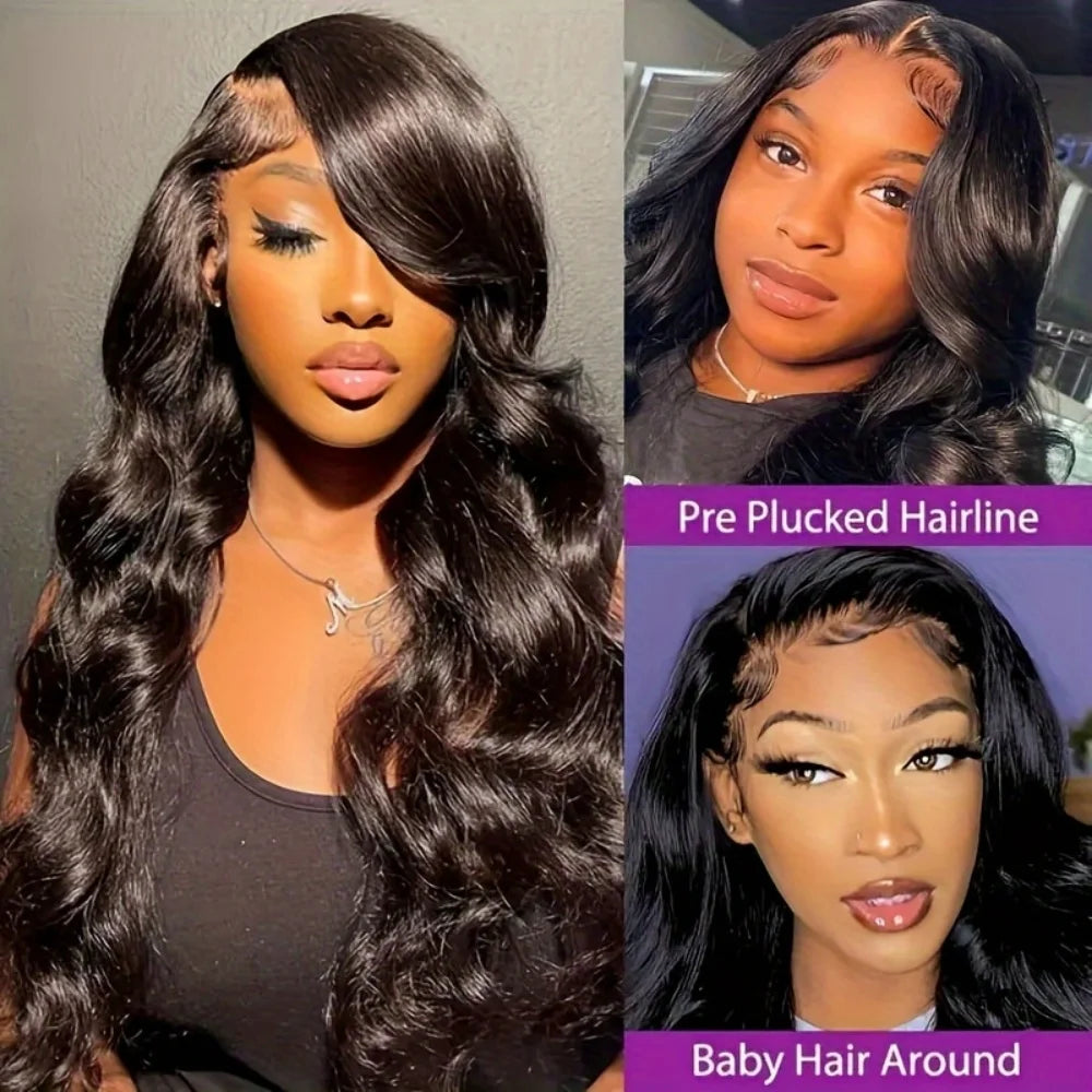 360 Lace Front Wig Human Hair Body Wave Transparent Lace Frontal