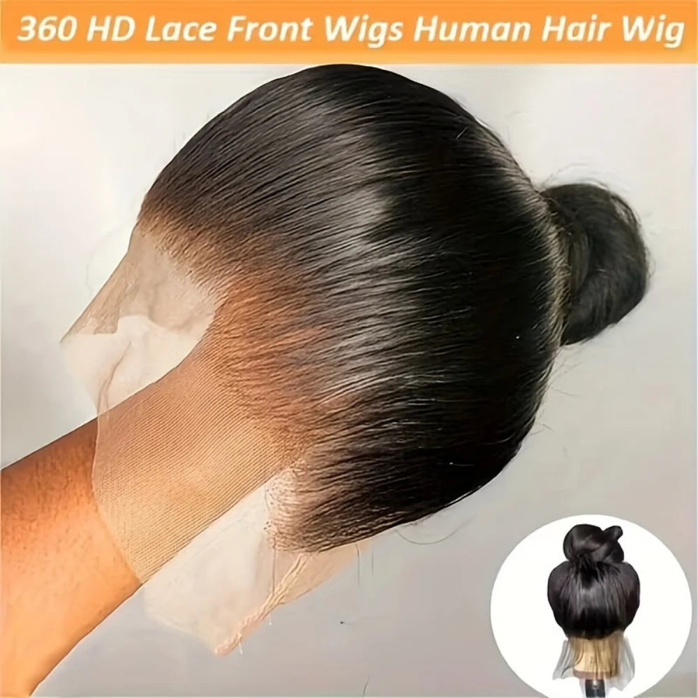 360 Lace Front Wig Human Hair Body Wave Transparent Lace Frontal