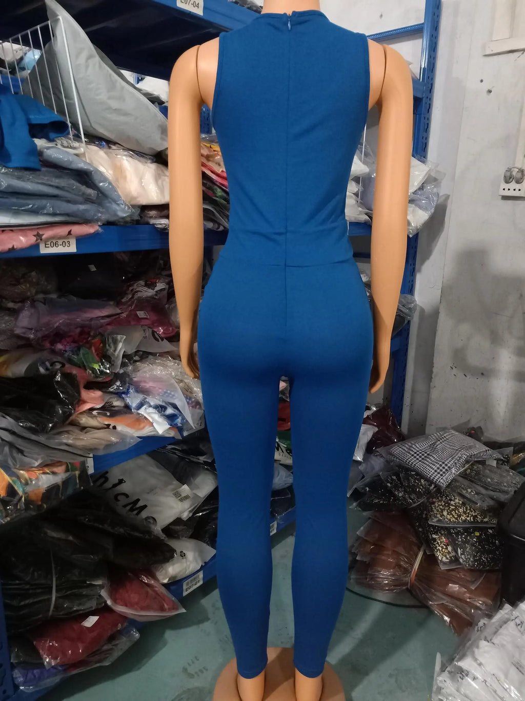 Drawstring Pocket Design Jumpsuit & Long Sleeve Coat Set