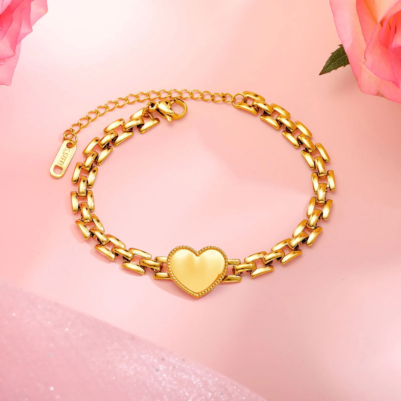 Trendy Love Heart Bracelet