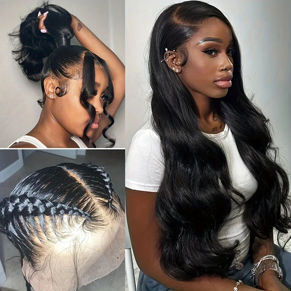 360 Lace Front Wig Human Hair Body Wave Transparent Lace Frontal