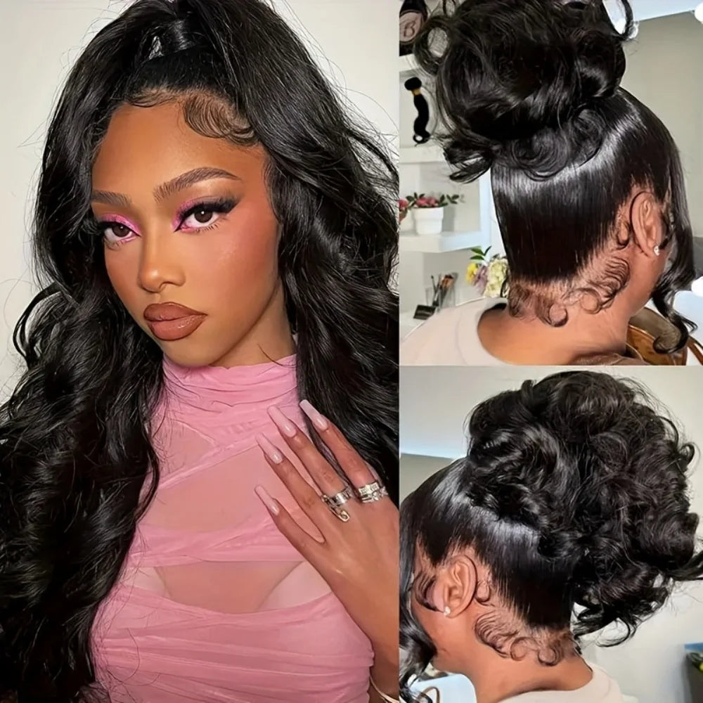 360 Lace Front Wig Human Hair Body Wave Transparent Lace Frontal