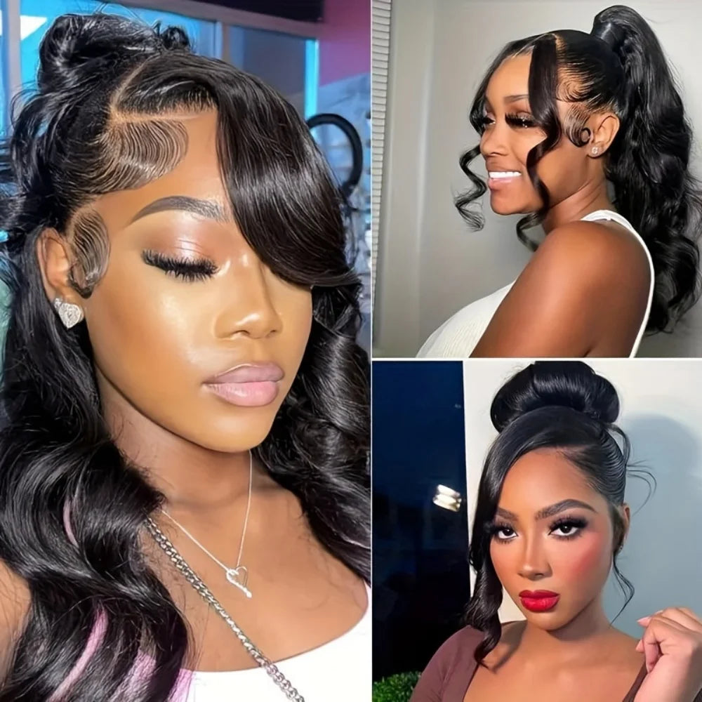 360 Lace Front Wig Human Hair Body Wave Transparent Lace Frontal