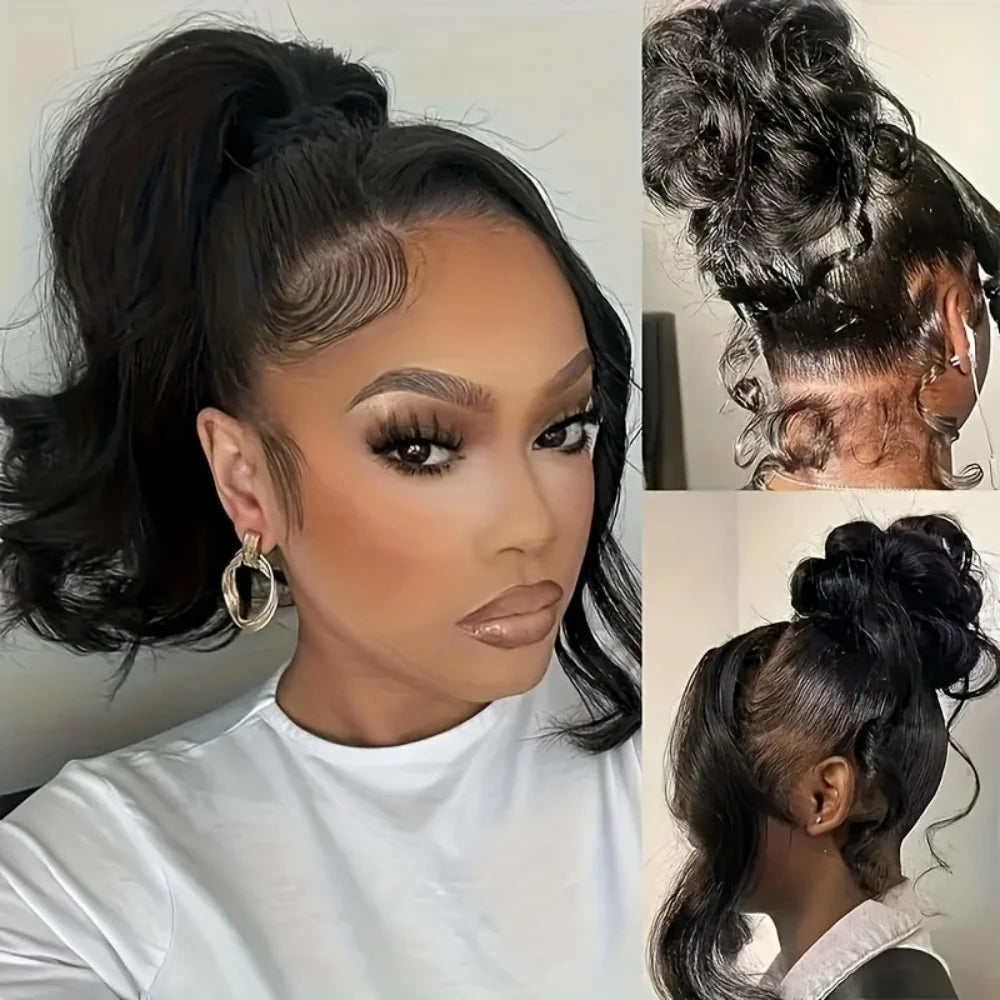 360 Lace Front Wig Human Hair Body Wave Transparent Lace Frontal