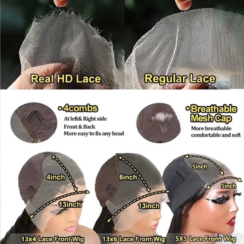 13x6 Lace Front Wigs Human Hair Body Wave Wig Lace Frontal Human Hair Wigs