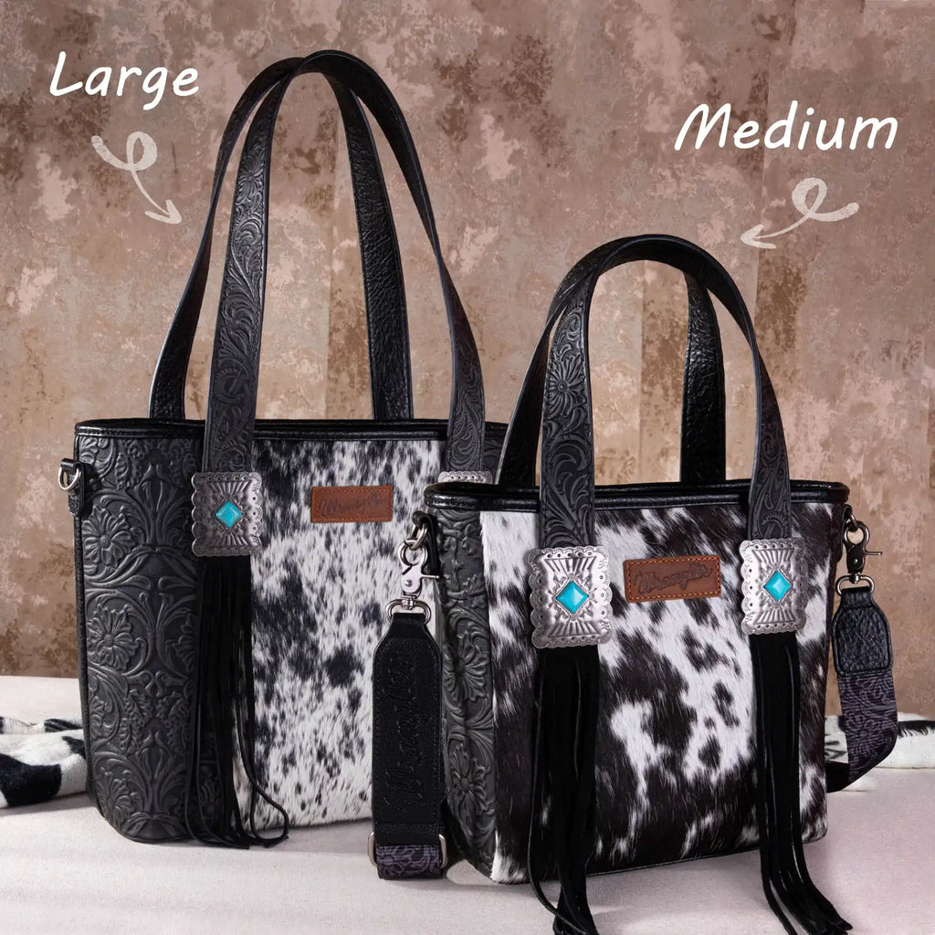 Cowhide Fringe Purse