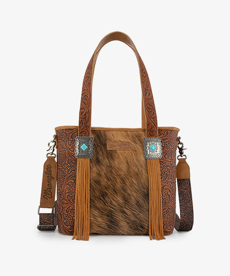 Cowhide Fringe Purse