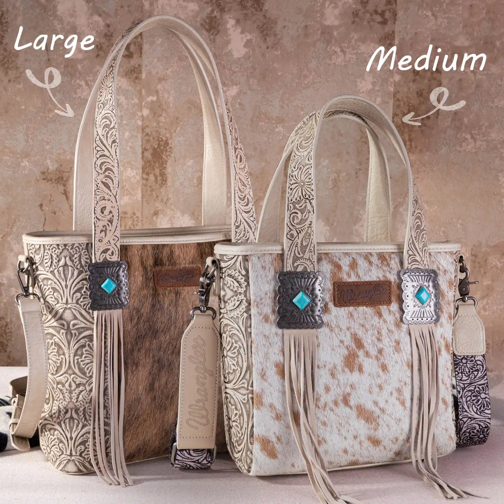 Cowhide Fringe Purse