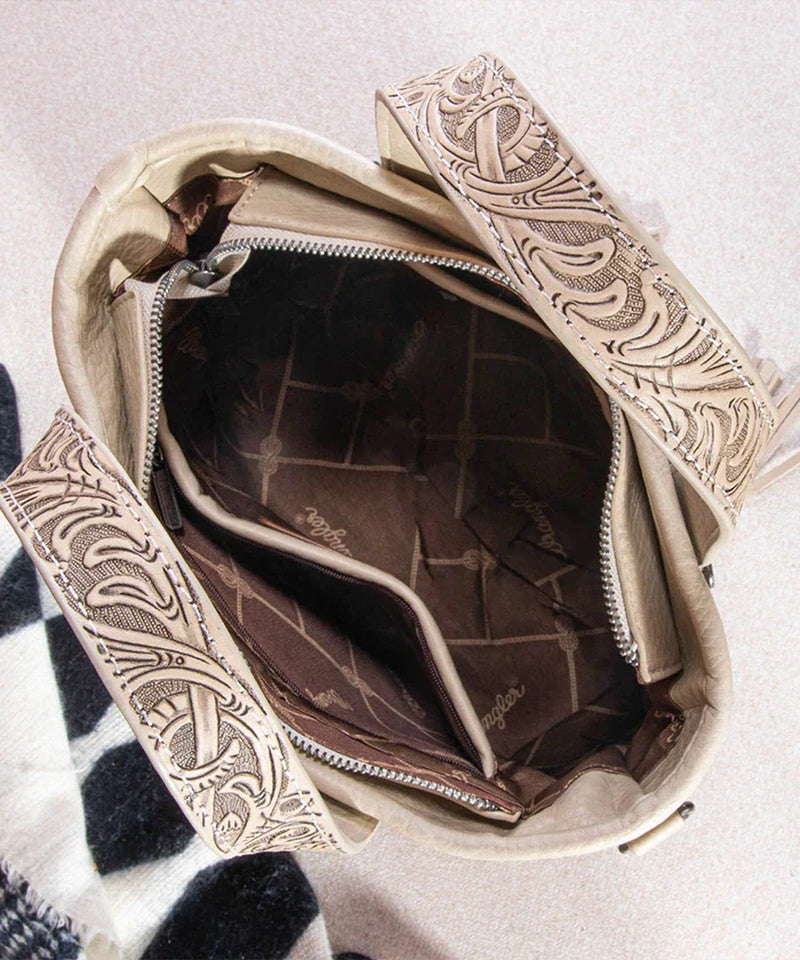 Cowhide Fringe Purse