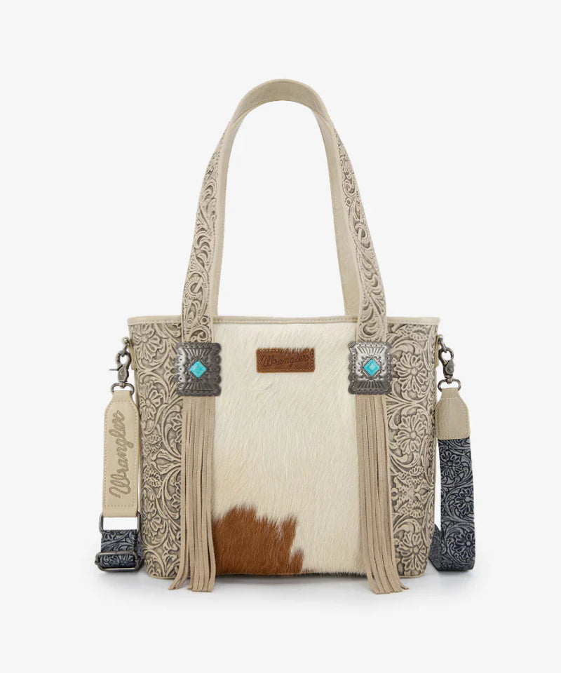 Cowhide Fringe Purse