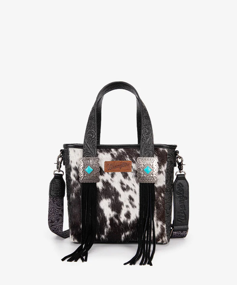 Cowhide Fringe Purse