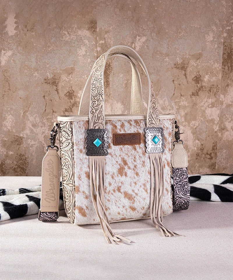 Cowhide Fringe Purse