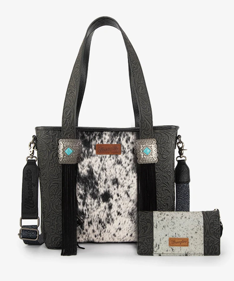 Cowhide Fringe Purse